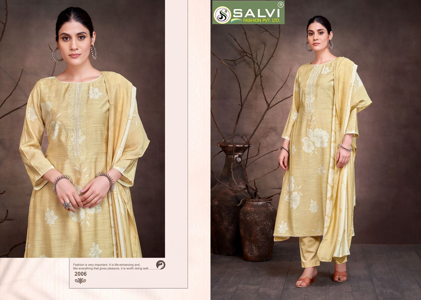 Sunidhi Vol 2 Salvi Fashion Linen Silk Pant Style Suits Supplier India