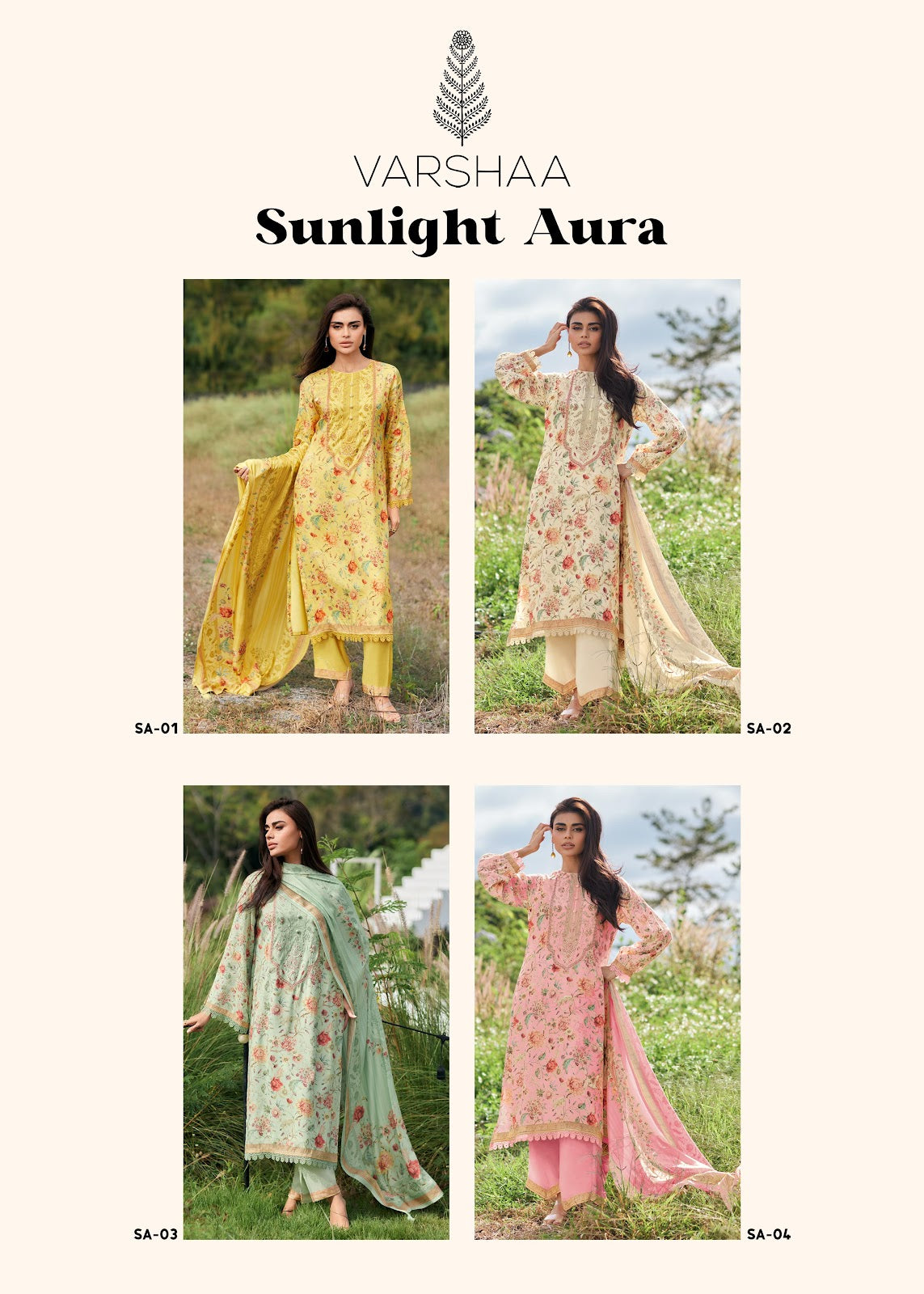 Sunlight Aura Varshaa Cotton Pant Style Suits Manufacturer Ahmedabad