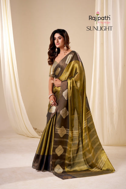Sunlight Rajpath Tissue Silk Sarees Exporter Gujarat
