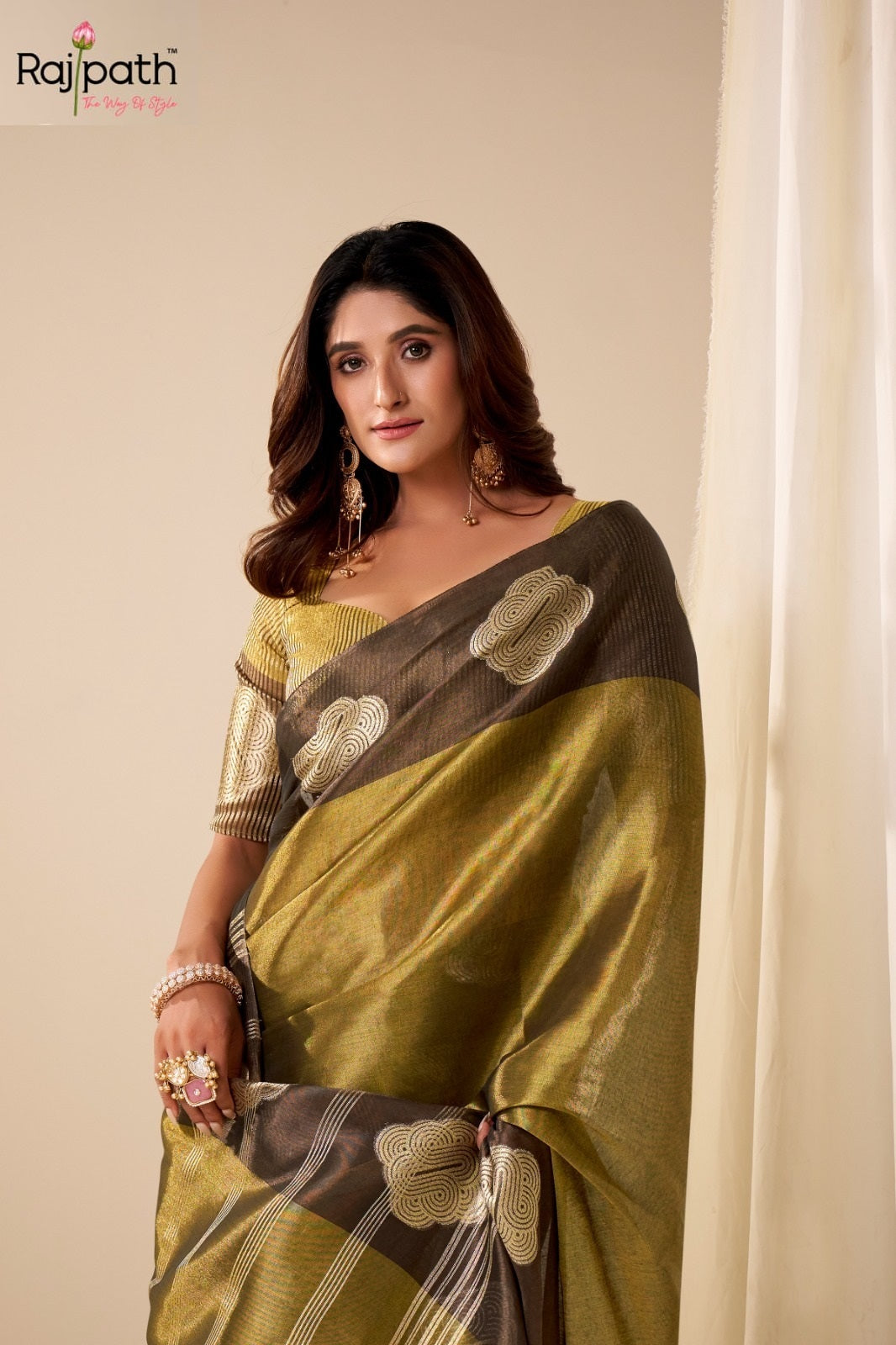 Sunlight Rajpath Tissue Silk Sarees Exporter Gujarat