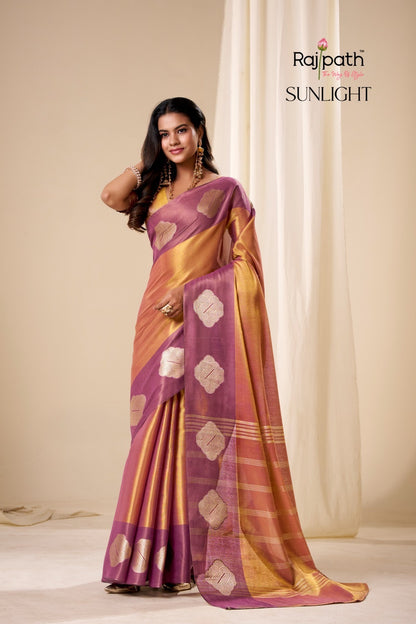 Sunlight Rajpath Tissue Silk Sarees Exporter Gujarat