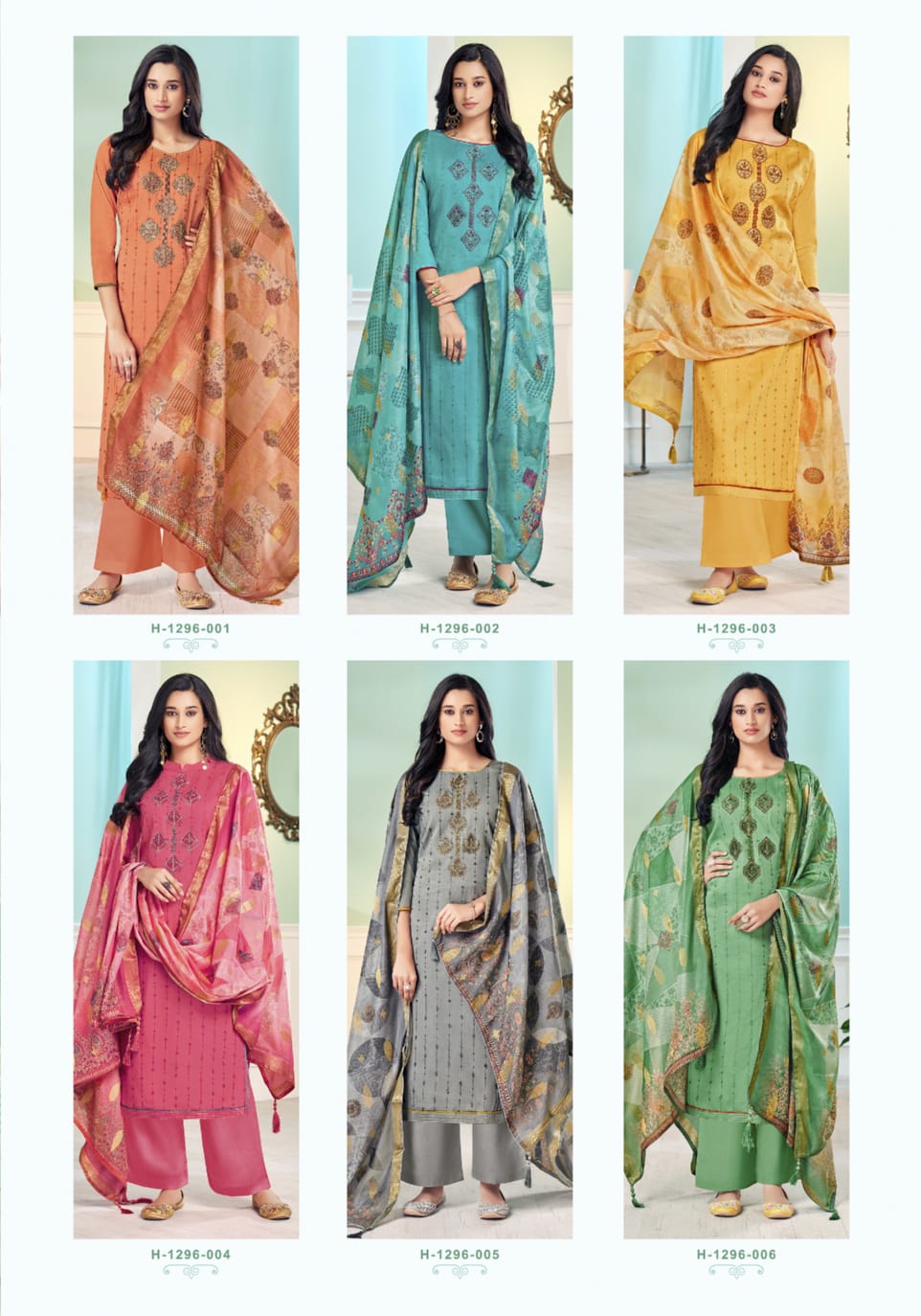 Sunrise Jaimala Pure Zam Pant Style Suits Wholesale