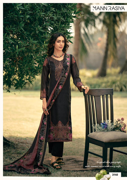 Sunshine Mannrasiya Mal Chanderi Pant Style Suits Manufacturer Gujarat