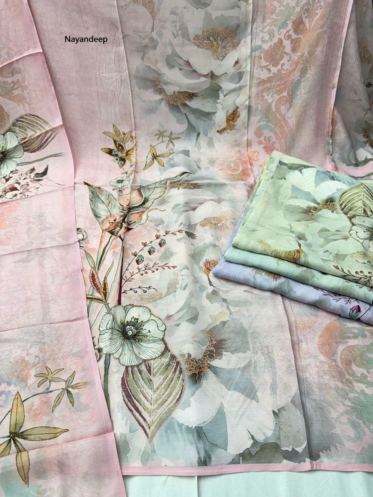 Sunshine Nayandeep Viscose Muslin Salwar Suits Wholesale