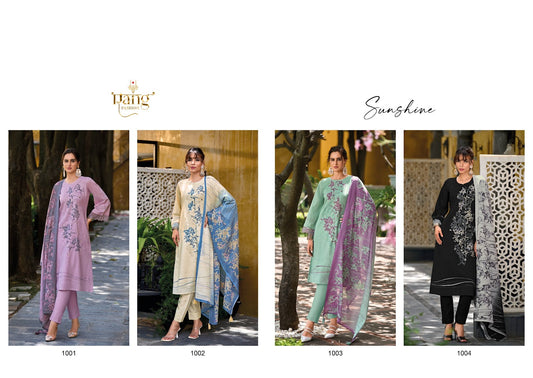 Sunshine Rang Fashion Lawn Cotton Pant Style Suits
