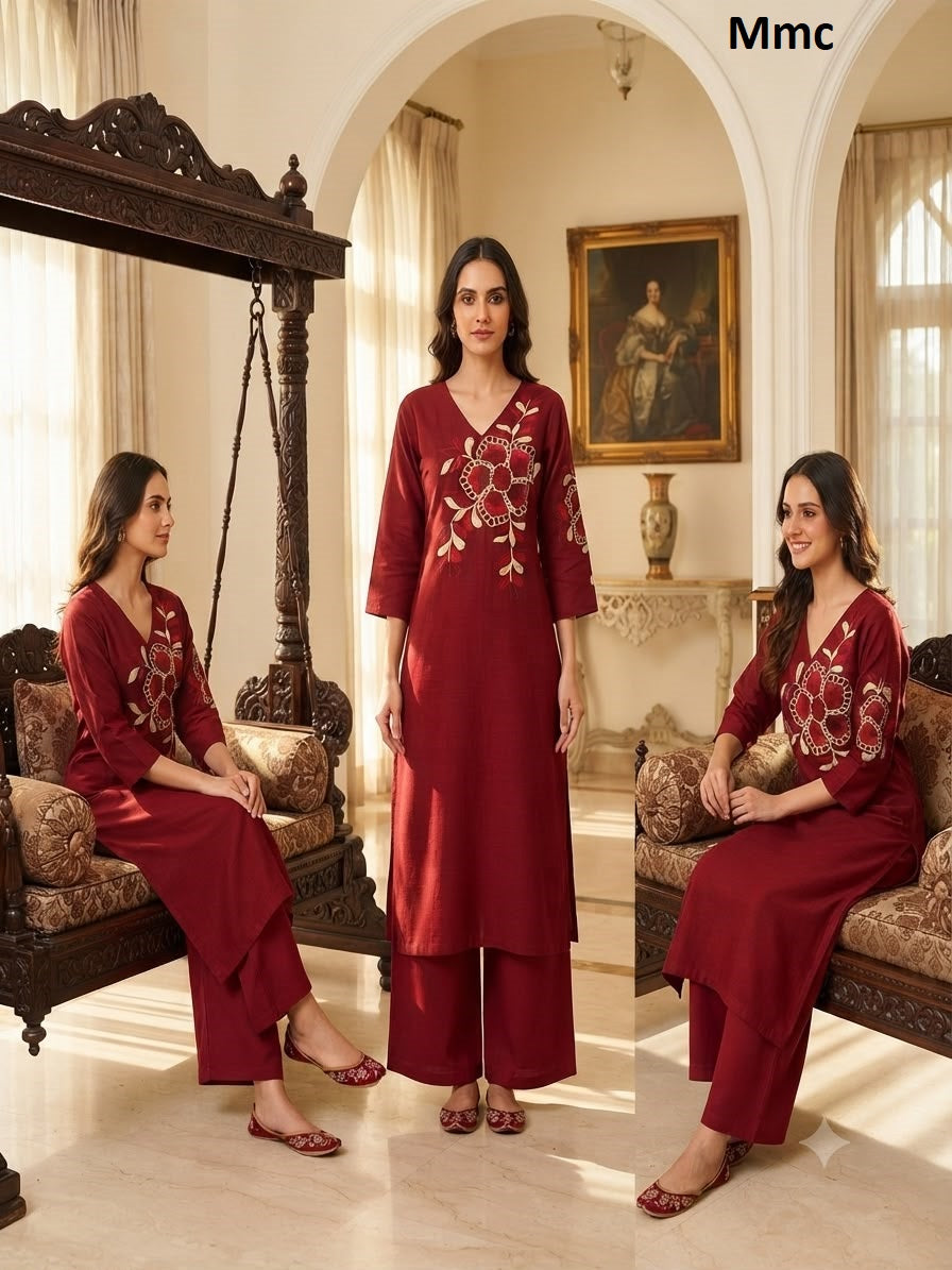 Sunsine 121026 Mmc Dhabu Cotton Co Ord Set Wholesale