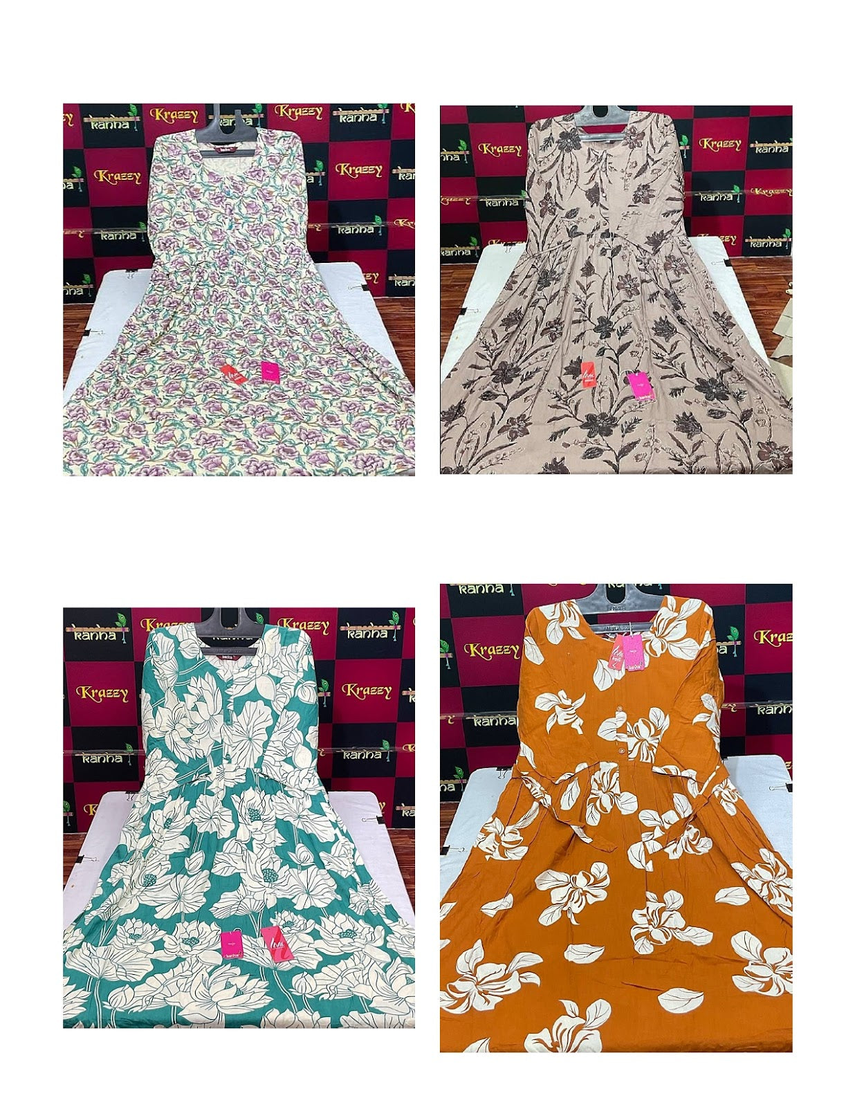 Super 0608 Kanha Reyon Kurti With Pocket Wholesale Price