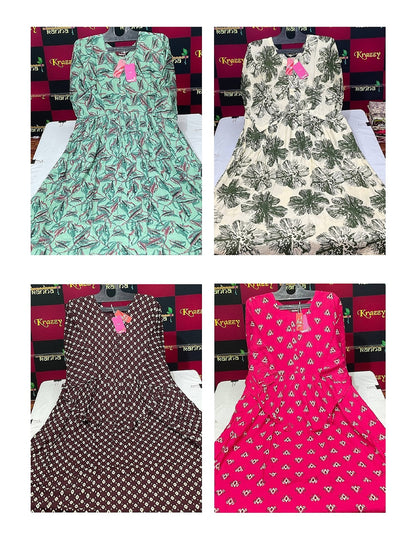 Super 0608 Kanha Reyon Kurti With Pocket Wholesale Price