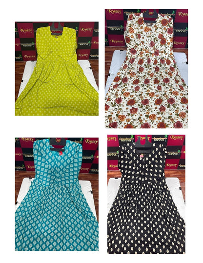 Super 0608 Kanha Reyon Kurti With Pocket Wholesale Price