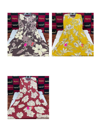 Super 0608 Kanha Reyon Kurti With Pocket Wholesale Price