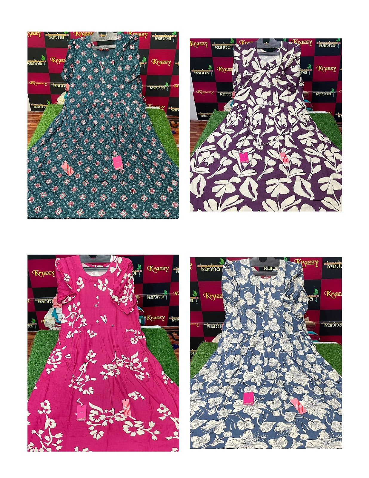 Super 0810 Kanha Reyon Kurti With Pocket Supplier