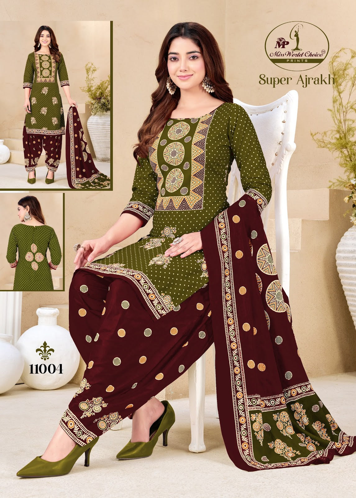 Super Ajrakh Vol 11 Miss World Choice Cotton Dress Material Manufacturer Gujarat