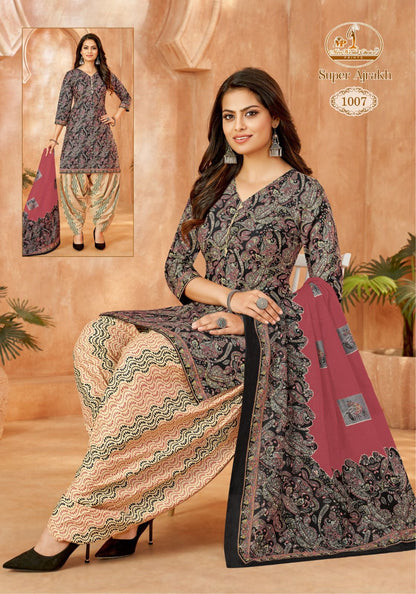 Super Ajrakh Vol 1 Miss World Choice Cotton Dress Material Wholesale Rate