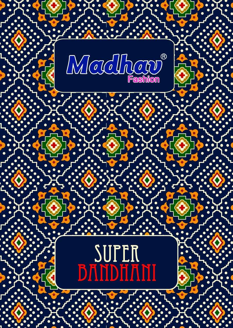 Super Bandhani Madhav Fashion Cotton Dress Material Manufacturer Ahmedabad
