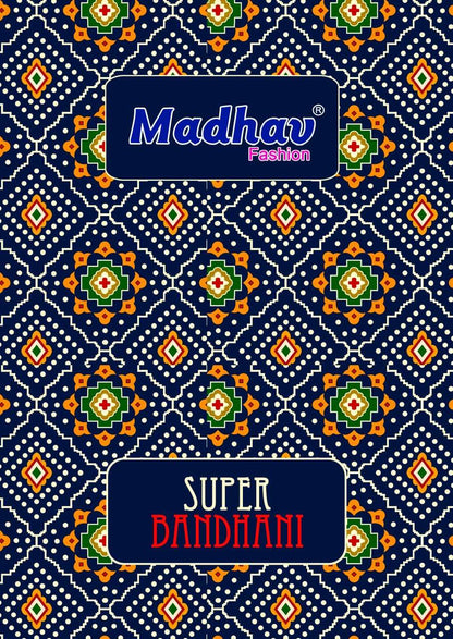 Super Bandhani Madhav Fashion Cotton Dress Material Manufacturer Ahmedabad
