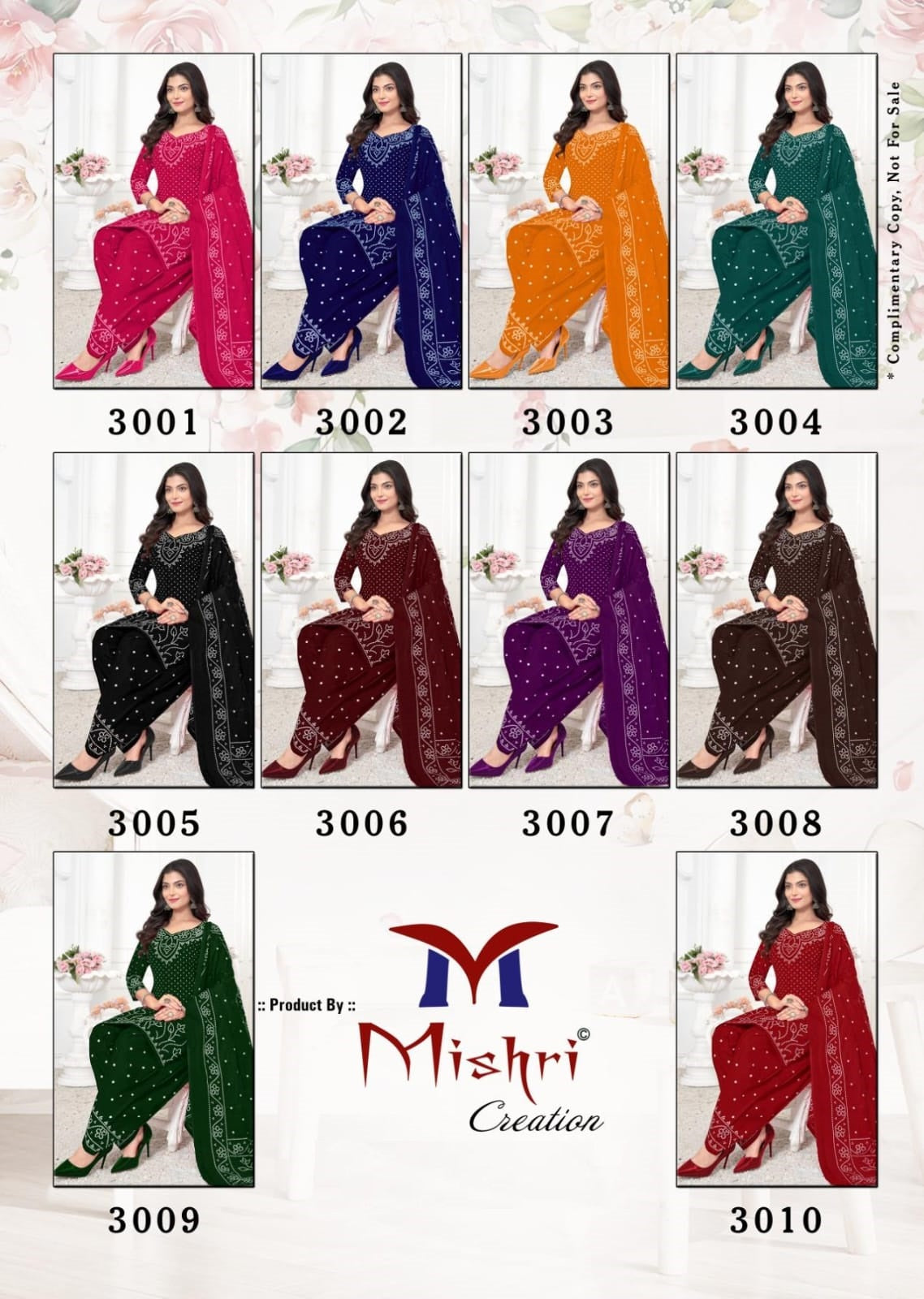 Super Bandhej Vol 3 Mishri Cotton Dress Material Manufacturer Gujarat