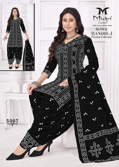 Super Bandhej Vol 5 Mishri Cotton Dress Material Wholesaler