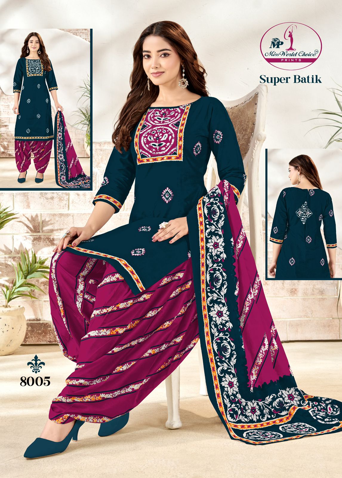 Super Batik Vol 8 Miss World Choice Cotton Dress Material Manufacturer