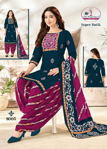 Super Batik Vol 8 Miss World Choice Cotton Dress Material Manufacturer
