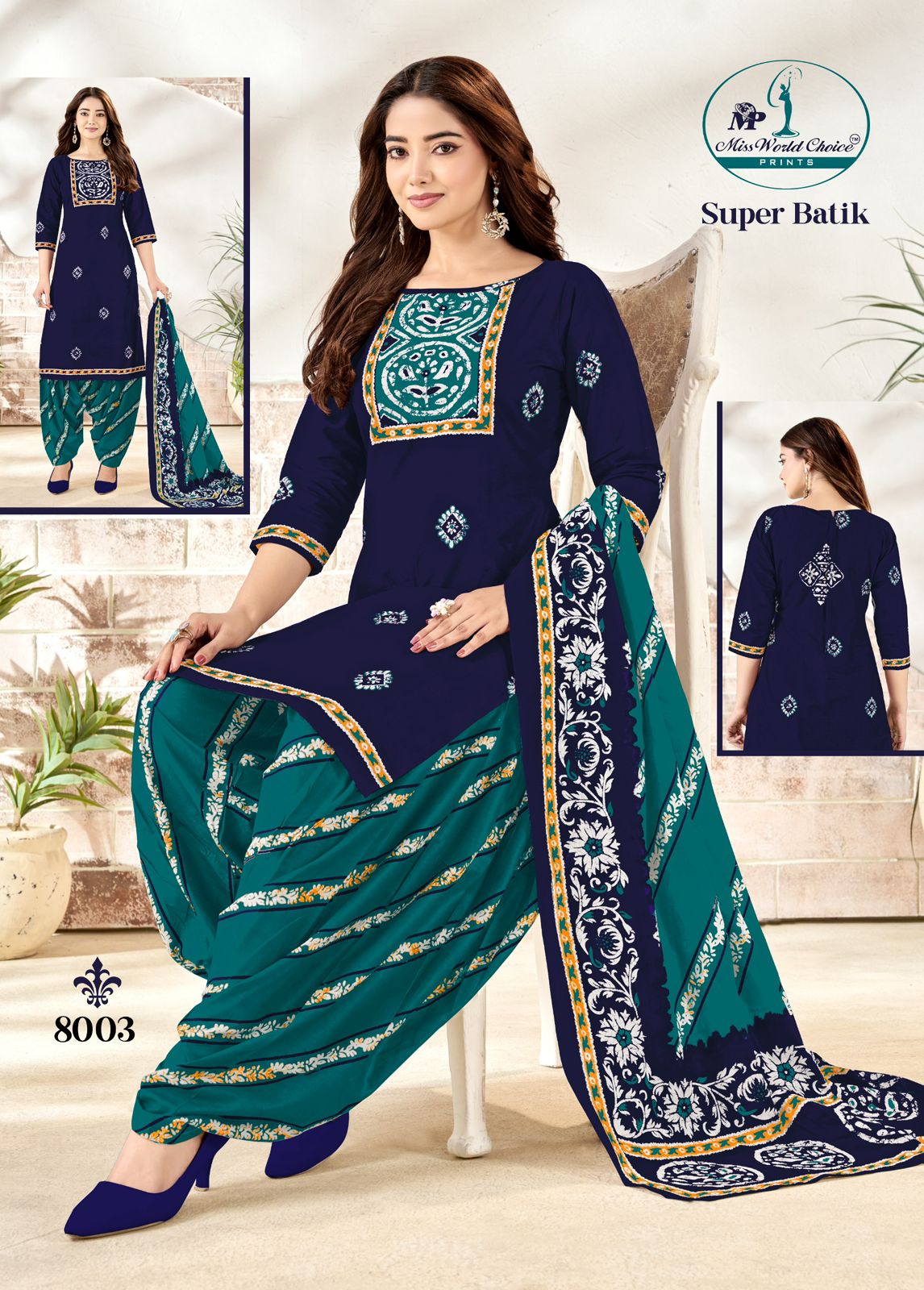 Super Batik Vol 8 Miss World Choice Cotton Dress Material Manufacturer