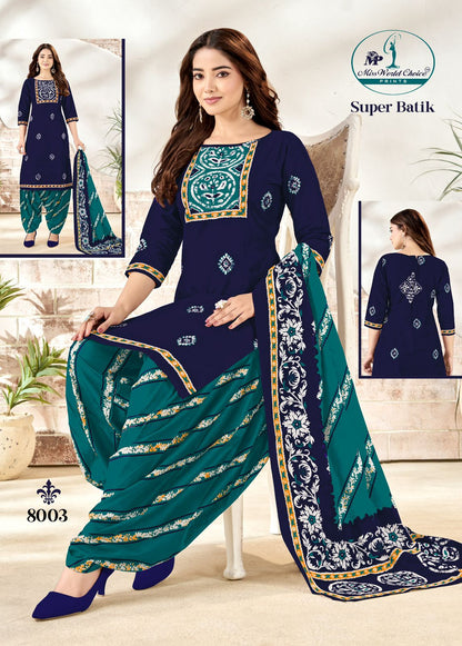 Super Batik Vol 8 Miss World Choice Cotton Dress Material Manufacturer