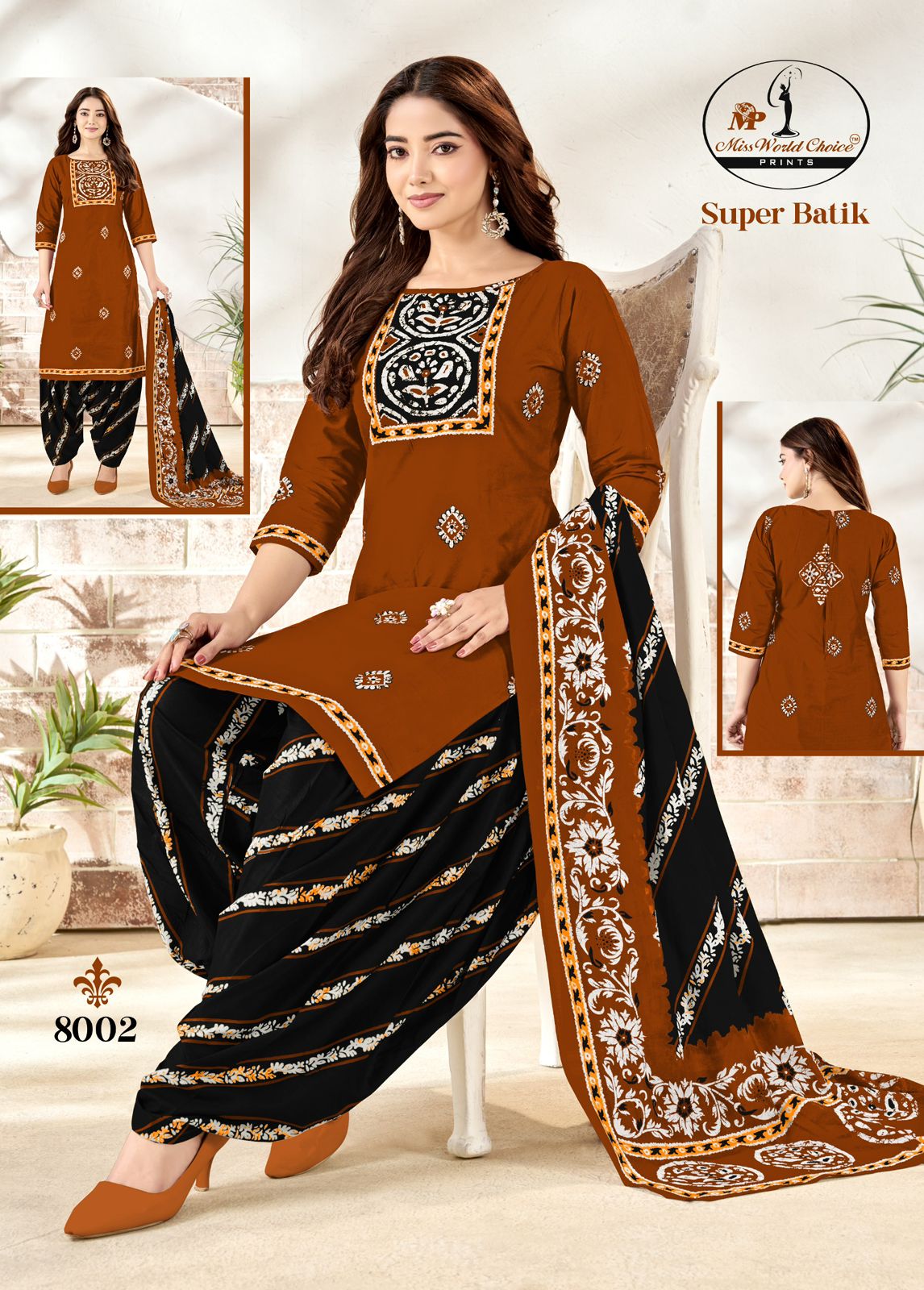 Super Batik Vol 8 Miss World Choice Cotton Dress Material Manufacturer
