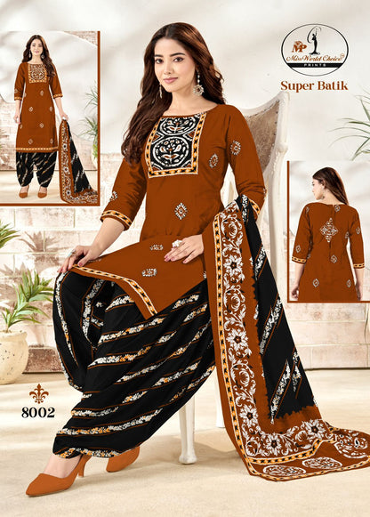 Super Batik Vol 8 Miss World Choice Cotton Dress Material Manufacturer