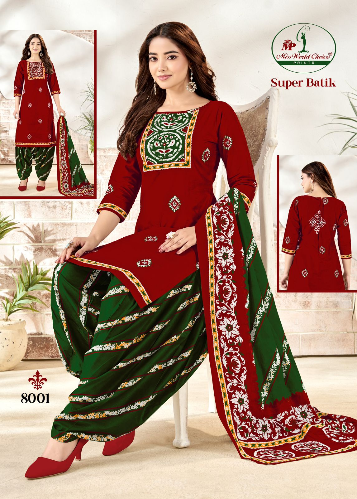Super Batik Vol 8 Miss World Choice Cotton Dress Material Manufacturer