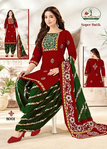 Super Batik Vol 8 Miss World Choice Cotton Dress Material Manufacturer