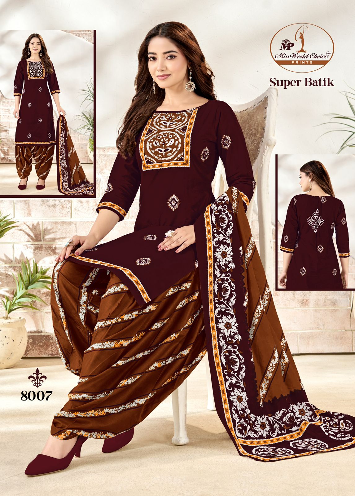 Super Batik Vol 8 Miss World Choice Cotton Dress Material Manufacturer