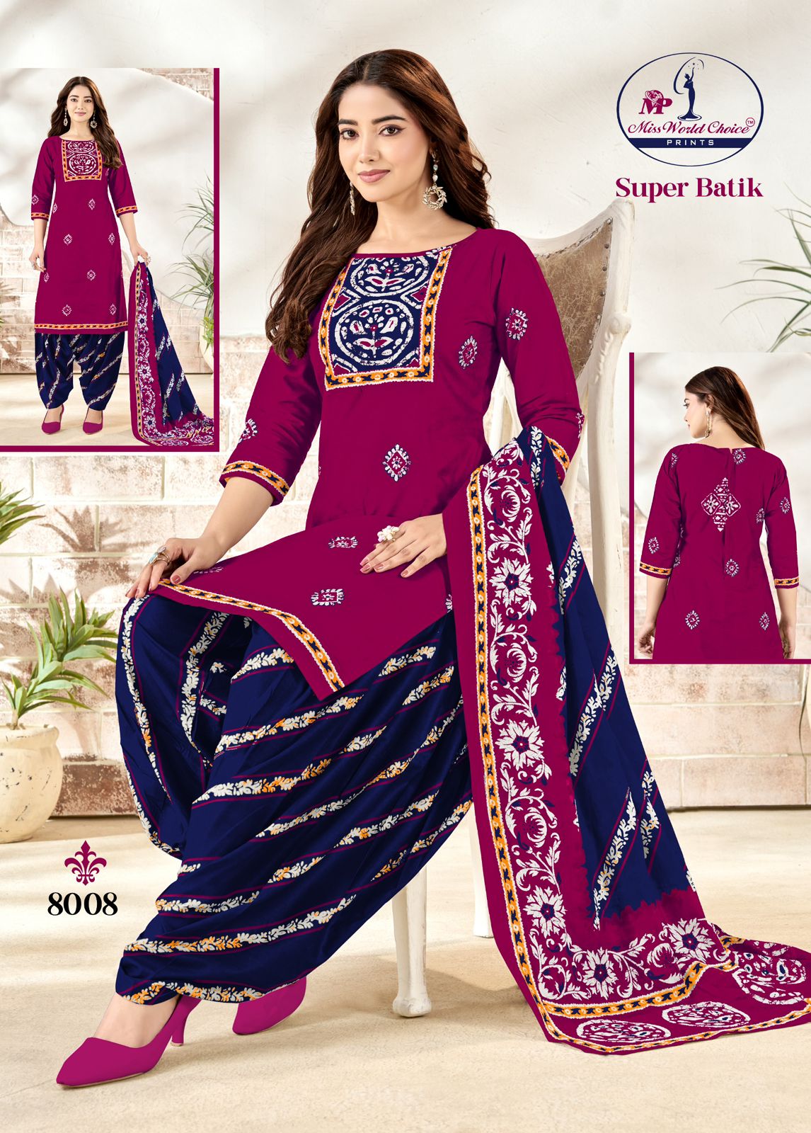 Super Batik Vol 8 Miss World Choice Cotton Dress Material Manufacturer
