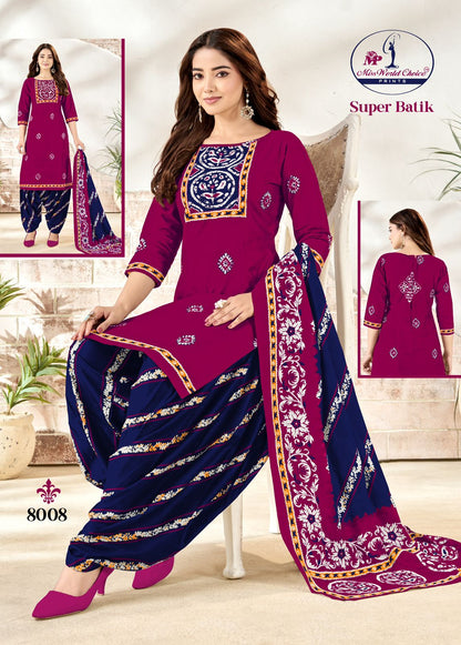 Super Batik Vol 8 Miss World Choice Cotton Dress Material Manufacturer