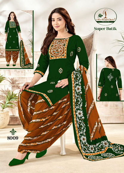 Super Batik Vol 8 Miss World Choice Cotton Dress Material Manufacturer