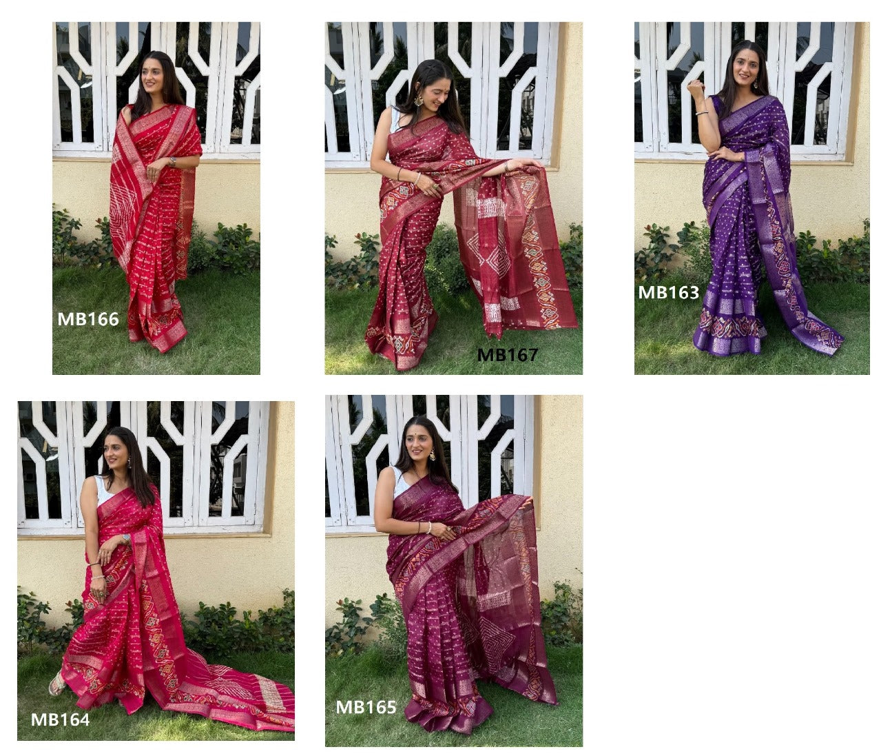 Super Candy Cotton Bandhani Mira Bela Sarees Manufacturer Gujarat