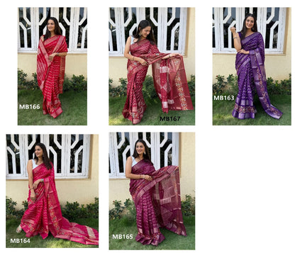 Super Candy Cotton Bandhani Mira Bela Sarees Manufacturer Gujarat