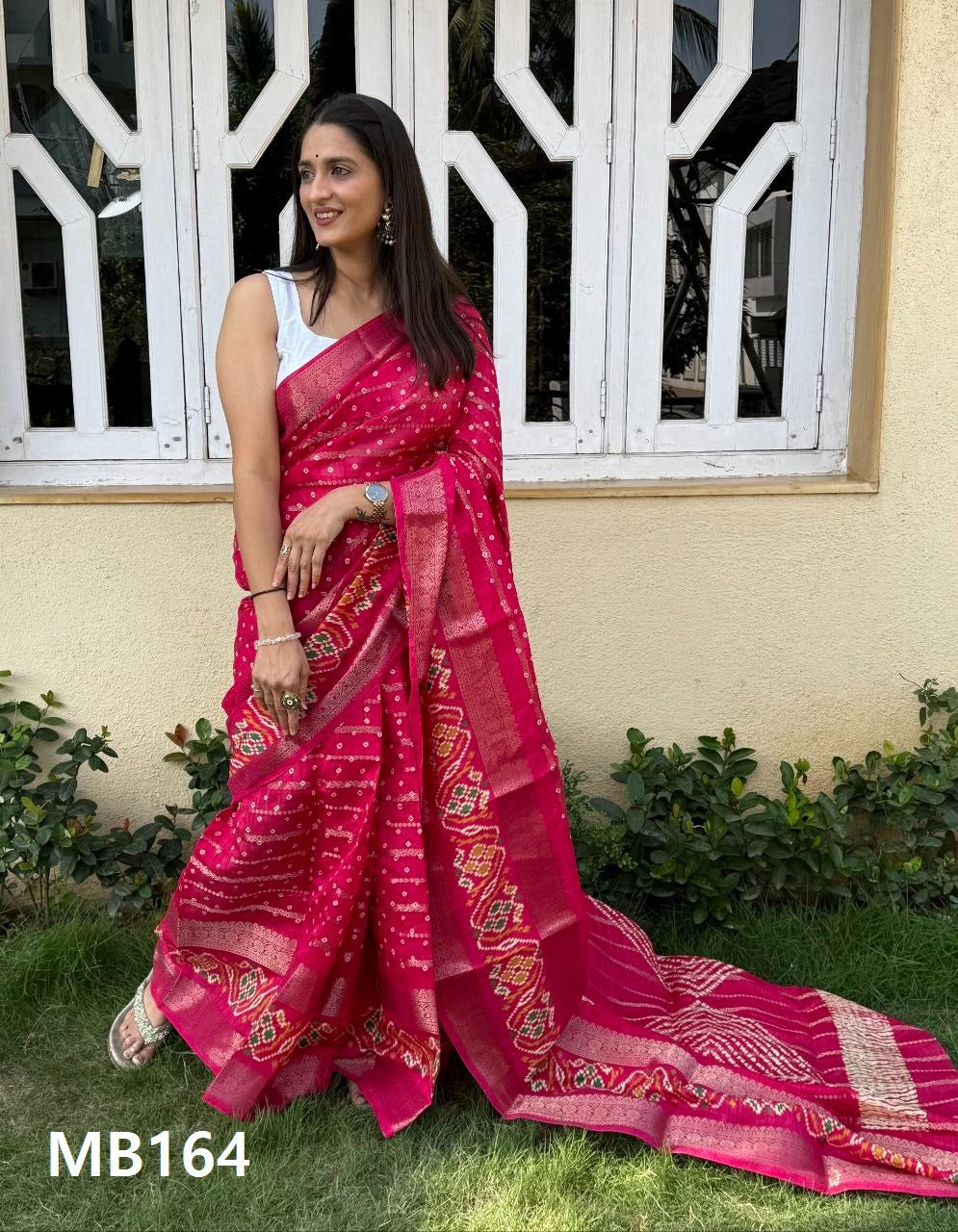 Super Candy Cotton Bandhani Mira Bela Sarees Manufacturer Gujarat