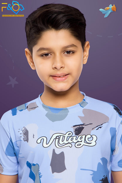 Super Duper Cool F&O Rib Boys Shorts Set Wholesale