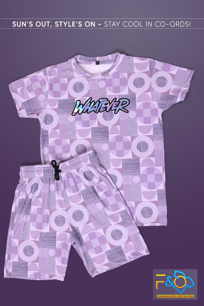 Super Duper Cool F&O Rib Boys Shorts Set Wholesale