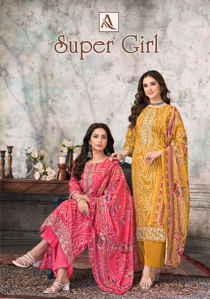 Super Girl Alok Pure Zam Pant Style Suits Manufacturer