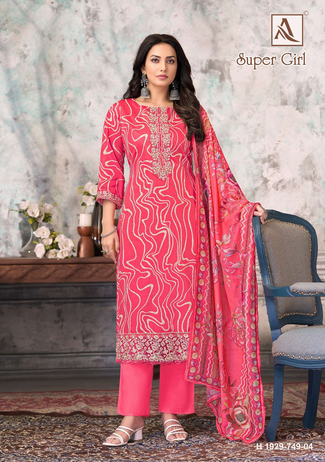 Super Girl Alok Pure Zam Pant Style Suits Manufacturer