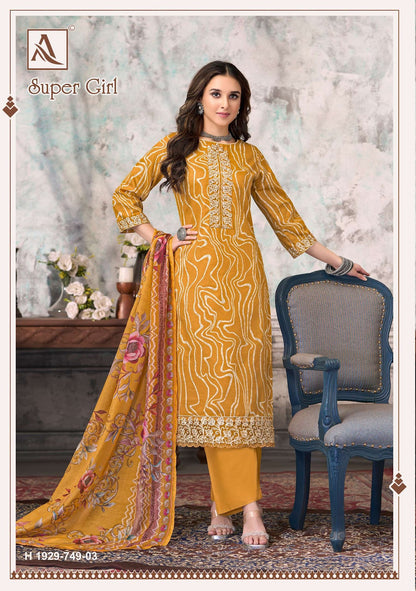 Super Girl Alok Pure Zam Pant Style Suits Manufacturer