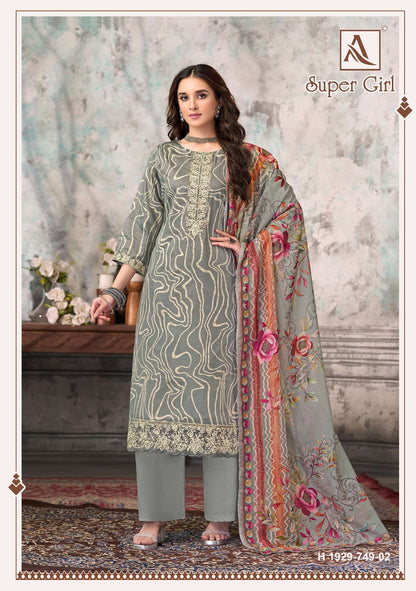 Super Girl Alok Pure Zam Pant Style Suits Manufacturer