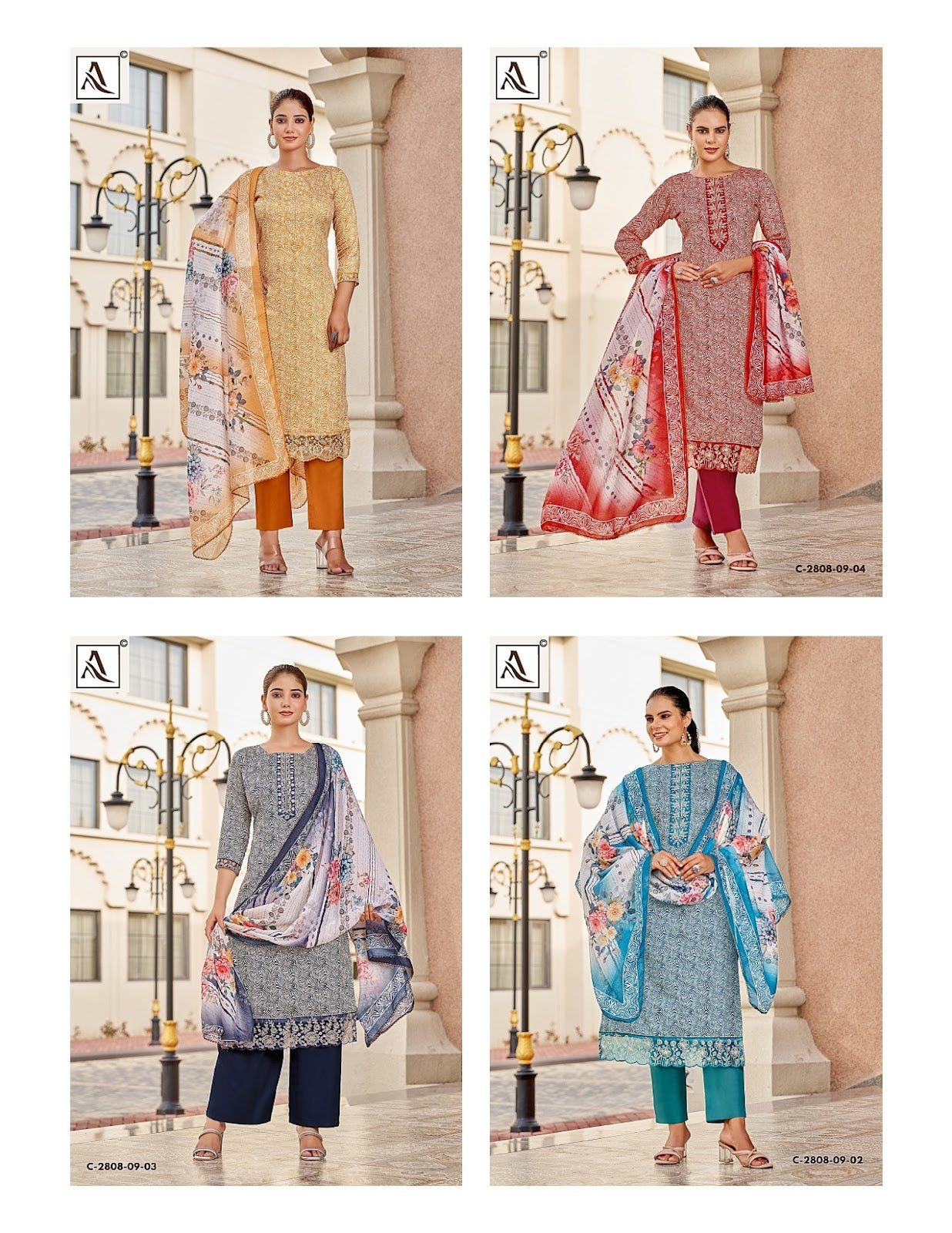 Super Girl Edition 3 Alok Zam Cotton Karachi Salwar Suits Manufacturer India