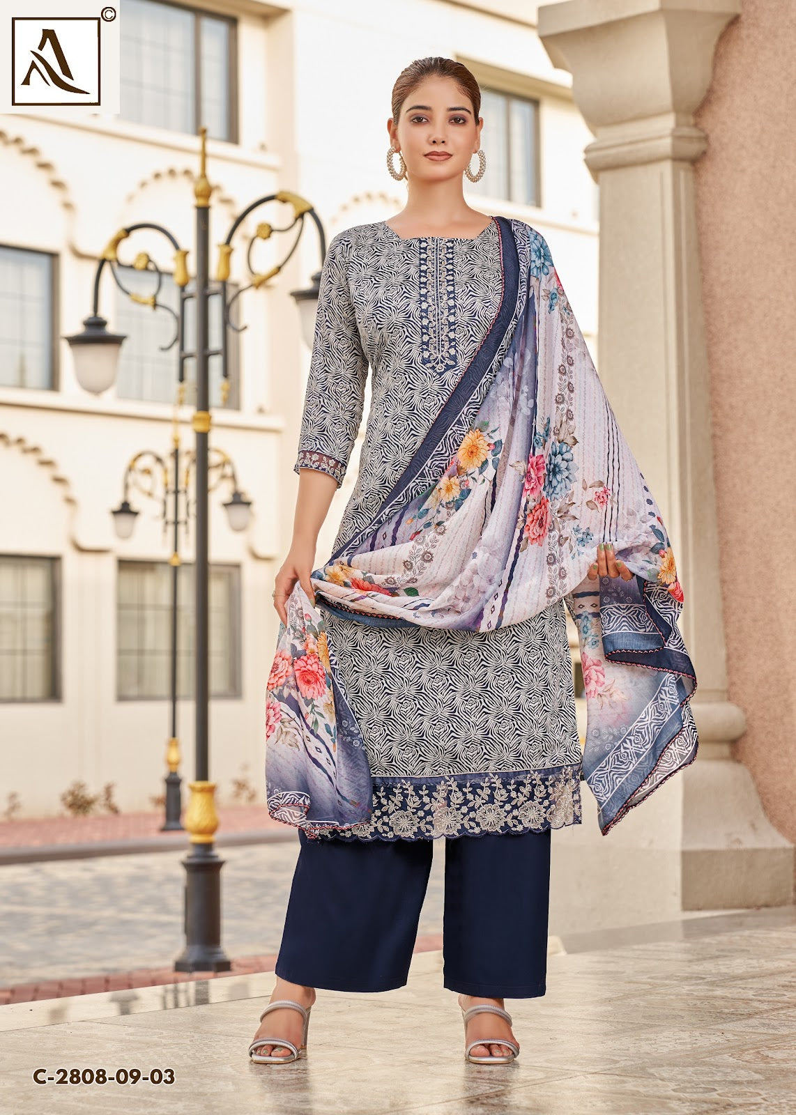 Super Girl Edition 3 Alok Zam Cotton Karachi Salwar Suits Manufacturer India