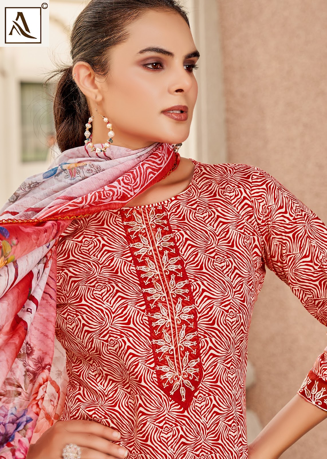 Super Girl Edition 3 Alok Zam Cotton Karachi Salwar Suits Manufacturer India
