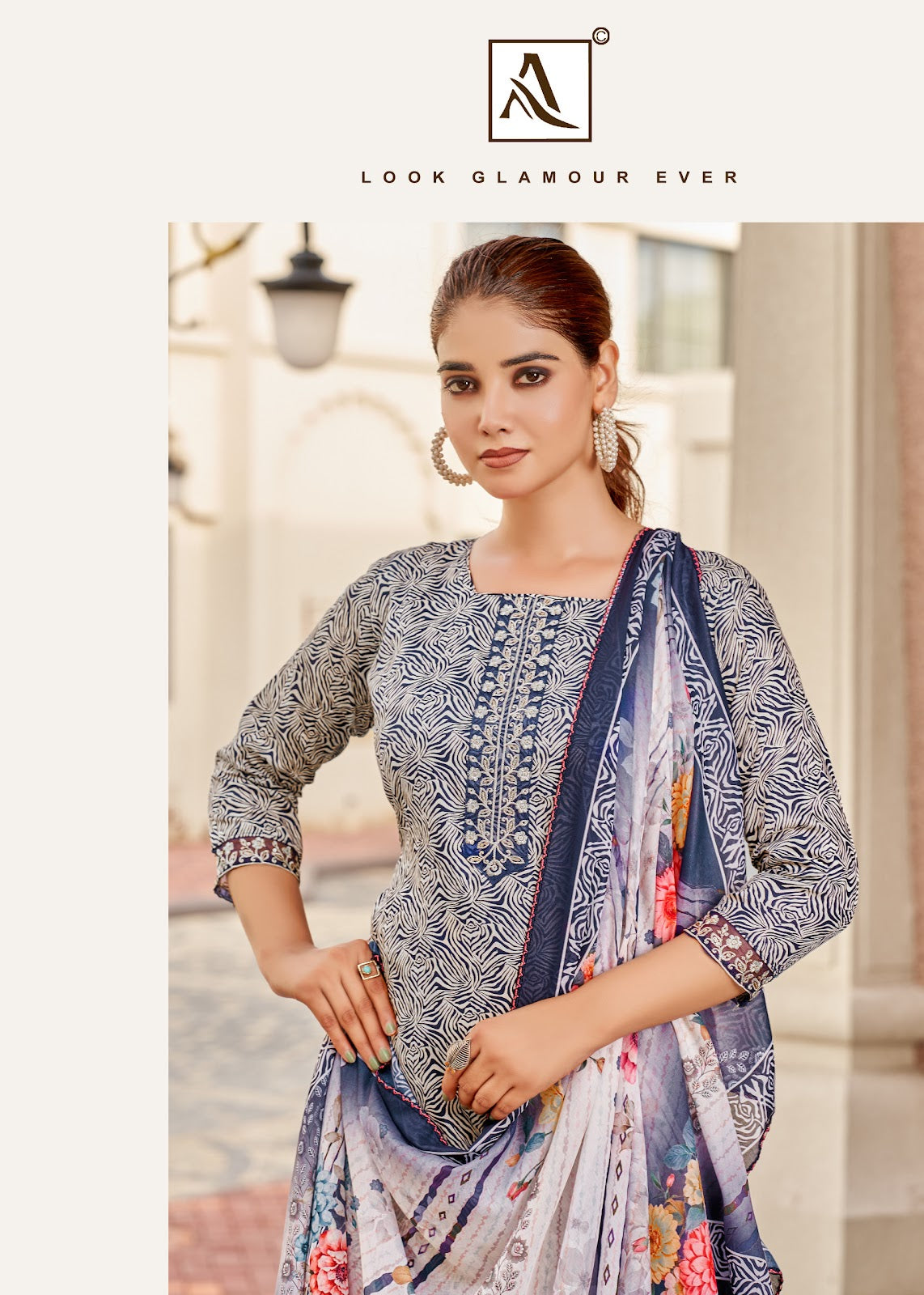 Super Girl Edition 3 Alok Zam Cotton Karachi Salwar Suits Manufacturer India