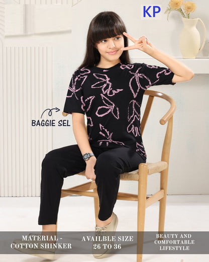 Super Hit Concept 2506 Kp Cotton Girls Night Suits Wholesaler India