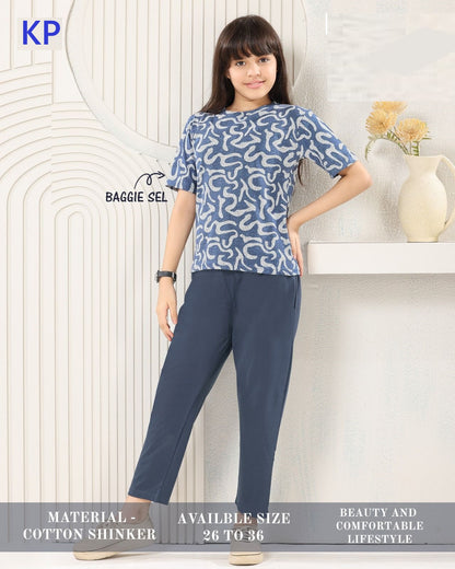 Super Hit Concept 2506 Kp Cotton Girls Night Suits Wholesaler India
