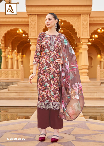 Super Queen Alok Premium Viscose Karachi Salwar Suits Wholesale Price