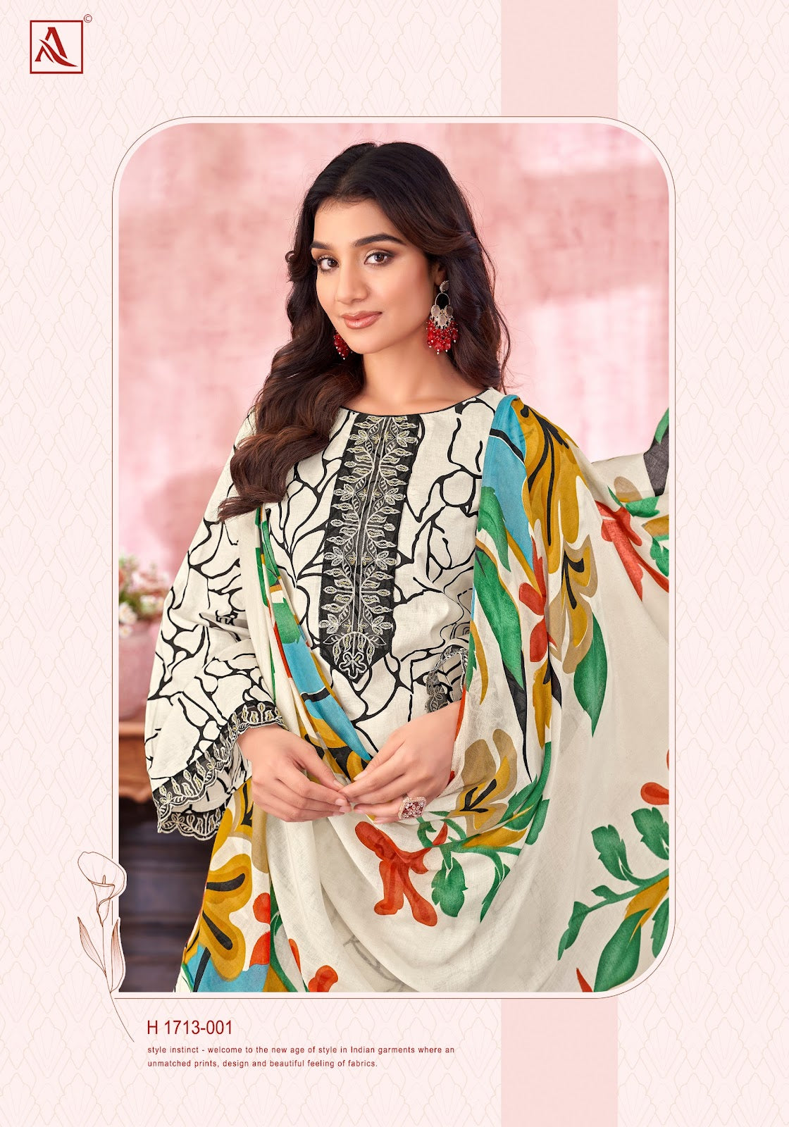 Super Star Alok Cambric Karachi Salwar Suits Supplier
